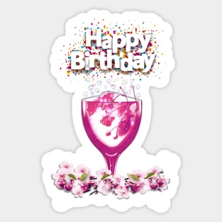 Happy Birthday Sticker